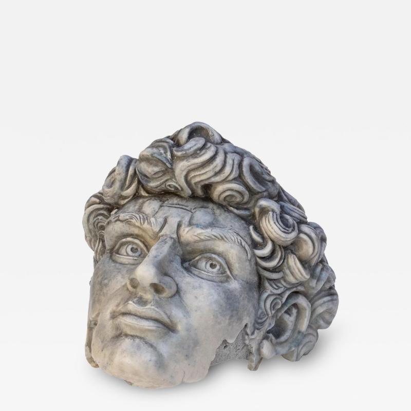 Head of David fiberglass sculpture