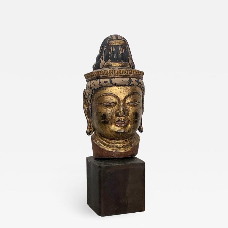 Head of a Bodhisattva Japan 18th Century