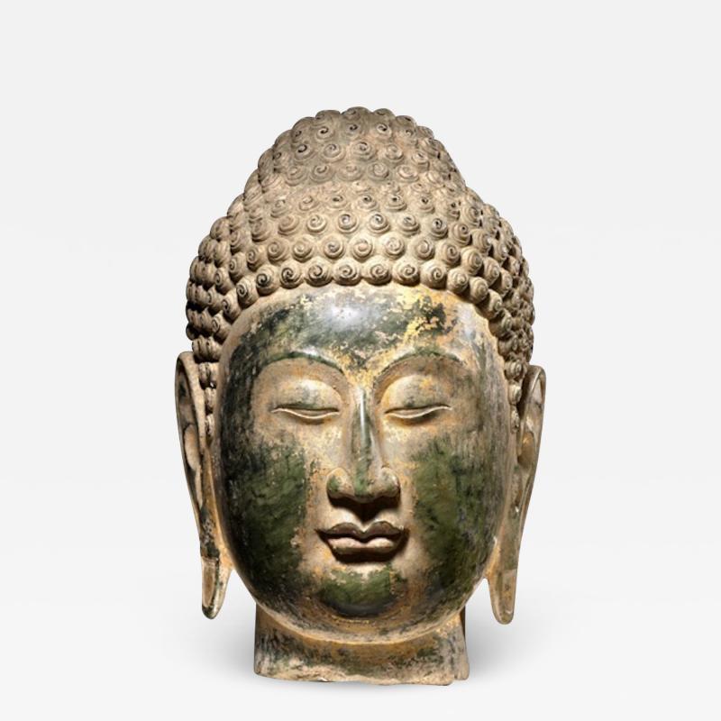 Head of a Buddha Northern Qi Sui Dynasty