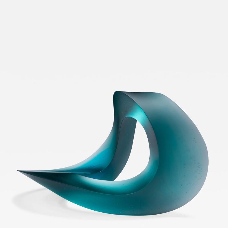 Heike Brachlow Halcyon contemporary glass sculpture by Heike Brachlow