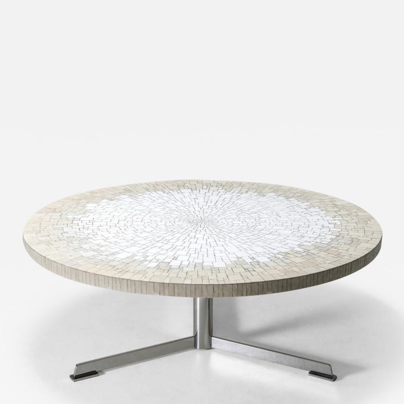 Heinz Lilienthal Ceramic mosaic coffee table by Heinz Lilienthal 1970s