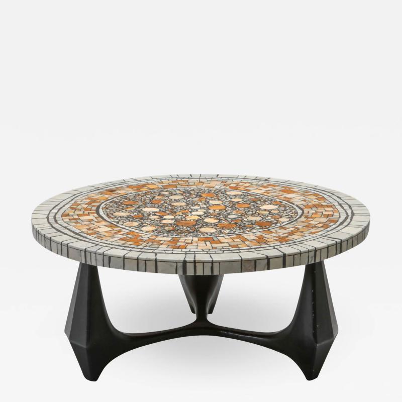 Heinz Lilienthal Heinz Lilienthal Chartre marble mosaic coffee table 1973