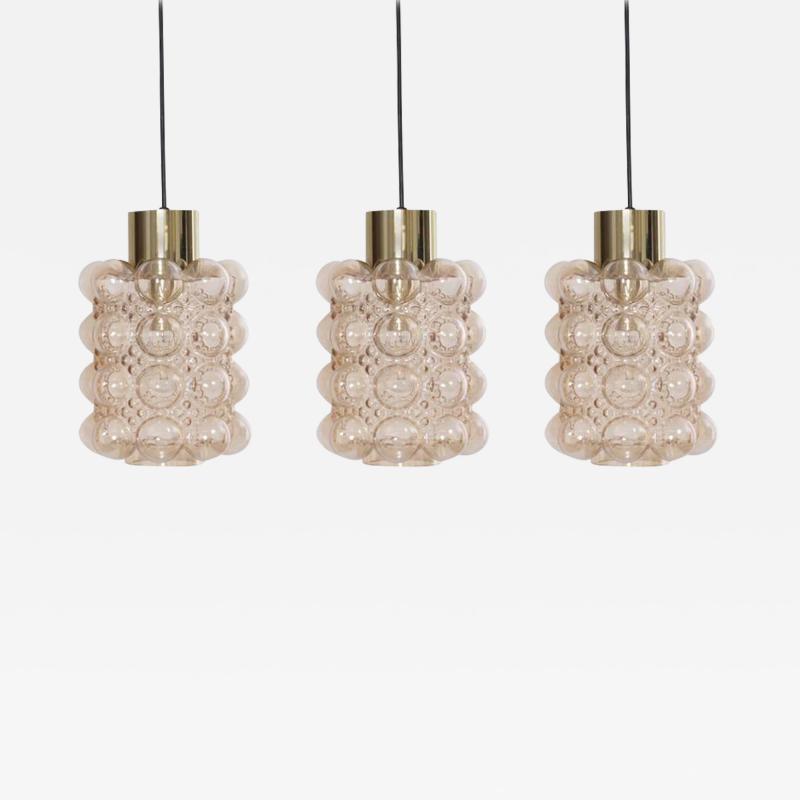 Helena Tynell 1 of 3 Bubble Glass Pendant lights by Helena Tynell for Glash tte Limburg