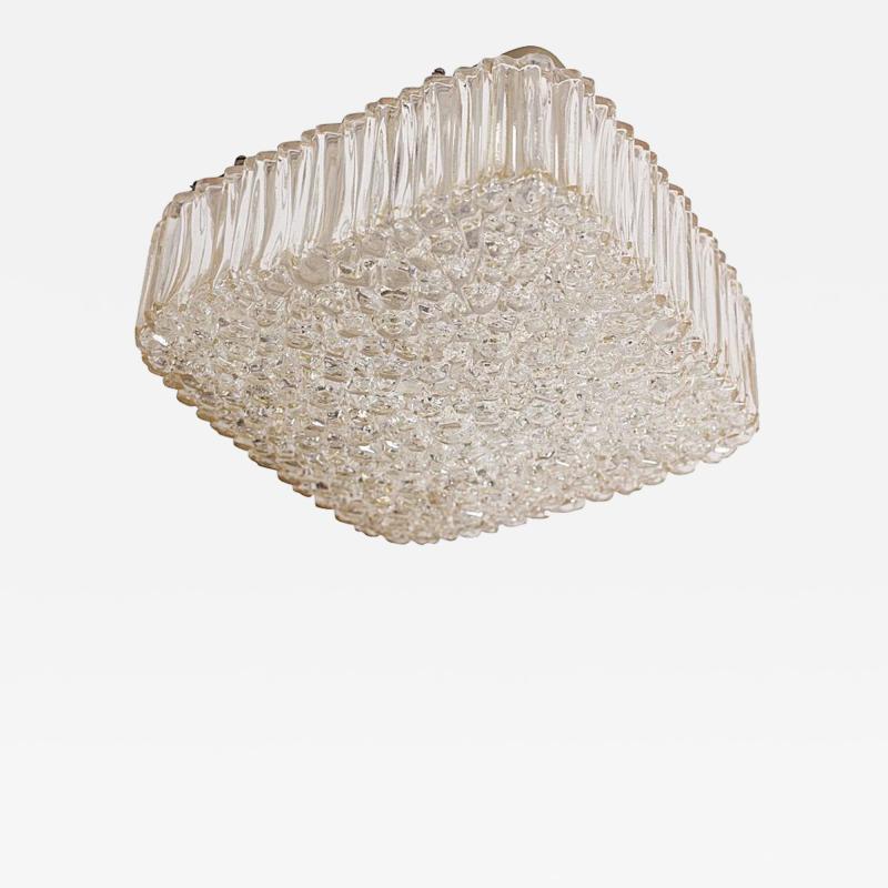 Helena Tynell Large Helena Tynell Square Glass Flush Mount or Sconce for Glashu tte Limburg