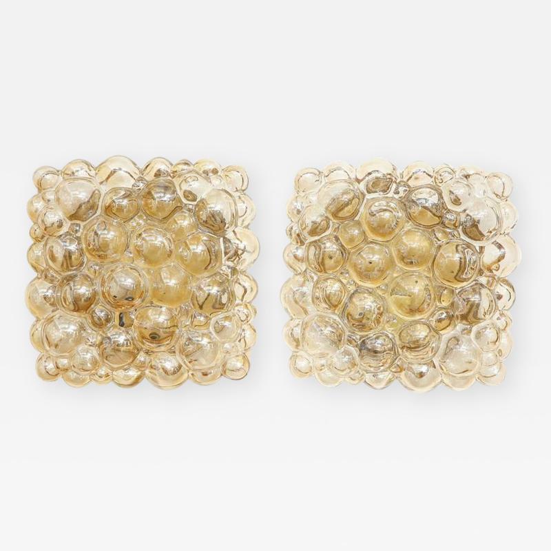Helena Tynell Pair of Champagne Bubble Sconces by Helena Tynell
