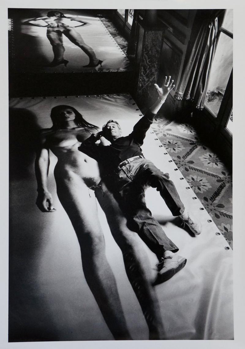 Helmut Newton Self Portrait At Home 1980