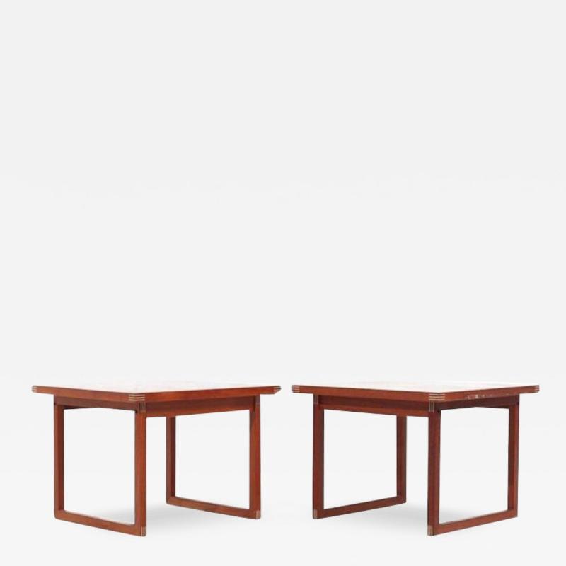 Heltborg Mobler Rud Thygesen for Heltborg M bler Mid Century Danish Teak Side Tables Pair