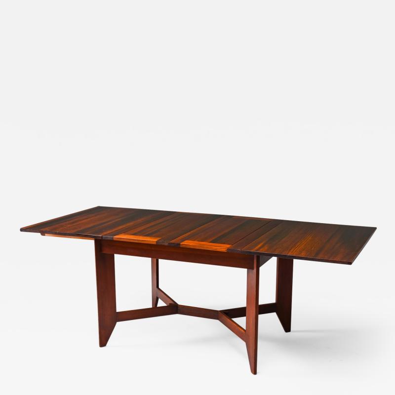 Hendrik Wouda Modernist Dining Table by H Wouda 1930s