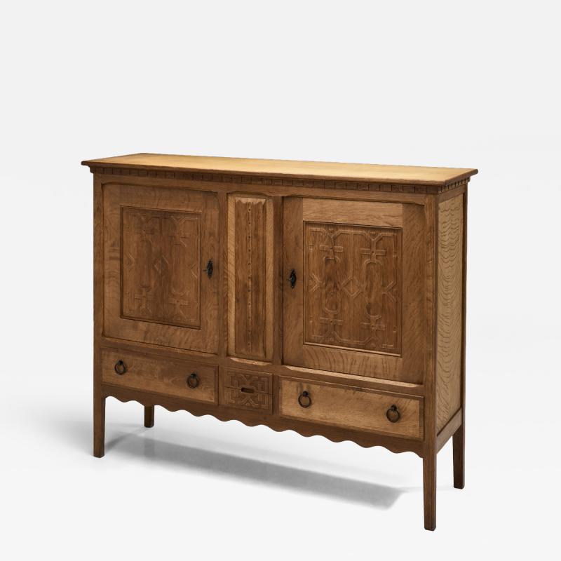 Henning Kjaernulf Oak Cabinet in the manner of Henning Kj rnulf Denmark ca 1960s