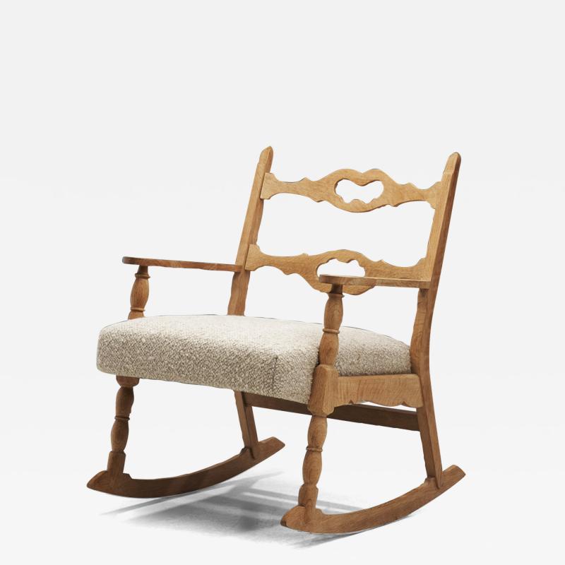 Henning Kjaernulf Oak Rocking Chair by Henning Kj rnulf attr Denmark 1960s