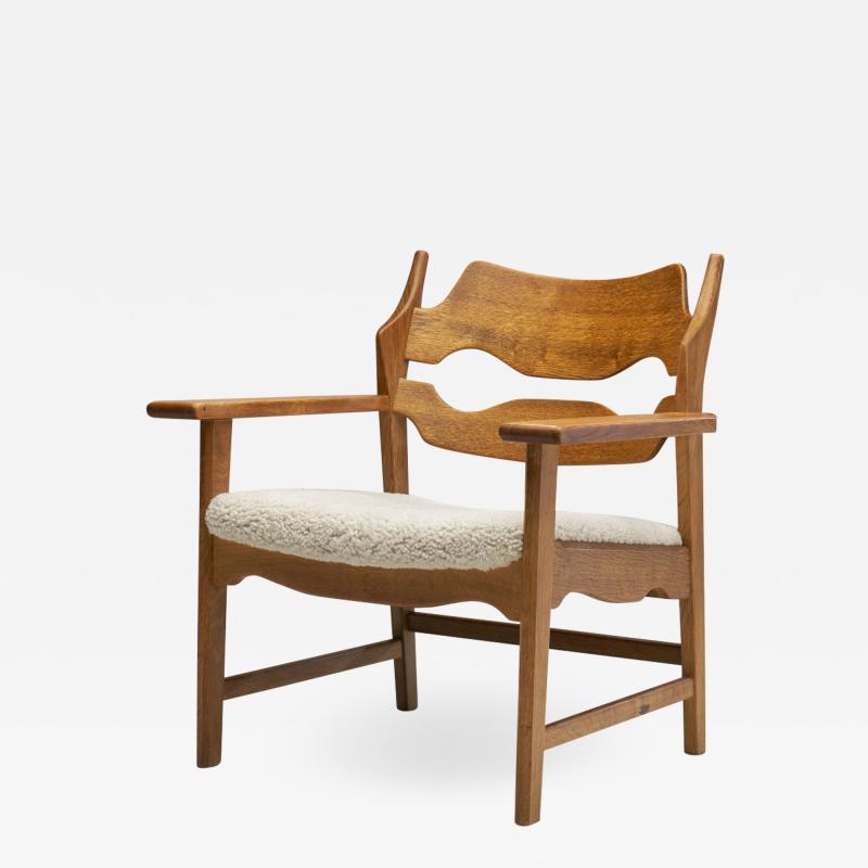 Henning Kjaernulf Razor Blade Armchair by Henning Kj rnulf for EG Kvalitetsm bel Denmark 1960s