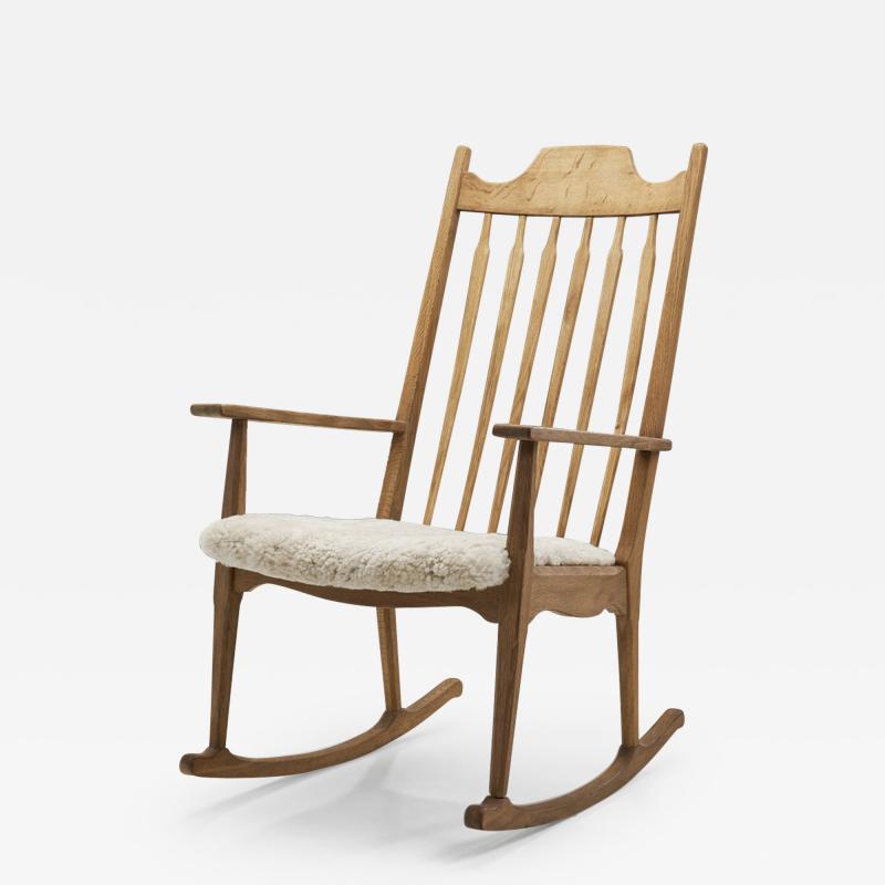 Henning Kjaernulf Razorblade Rocking Chair by Henning Kj rnulf for EG M bler Denmark 1960s