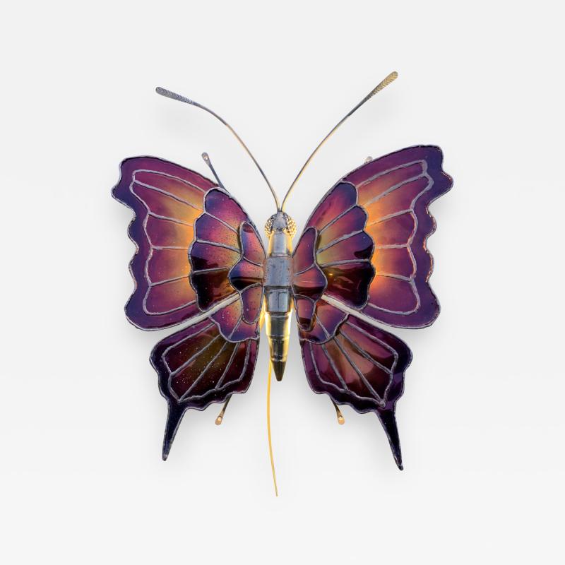 Henri Fernandez Henri Fernandez Butterfly Sconce