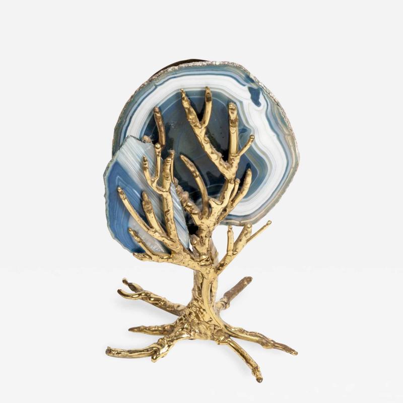 Henri Fernandez One Of a Kind Sculptural Lamp signed by Henri Fernandez