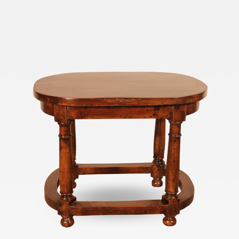 Henri II Table In Walnut From The 19th Century