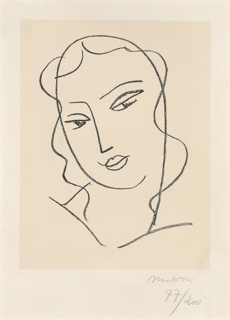 Henri Matisse Etude pour la Vierge T te voil e