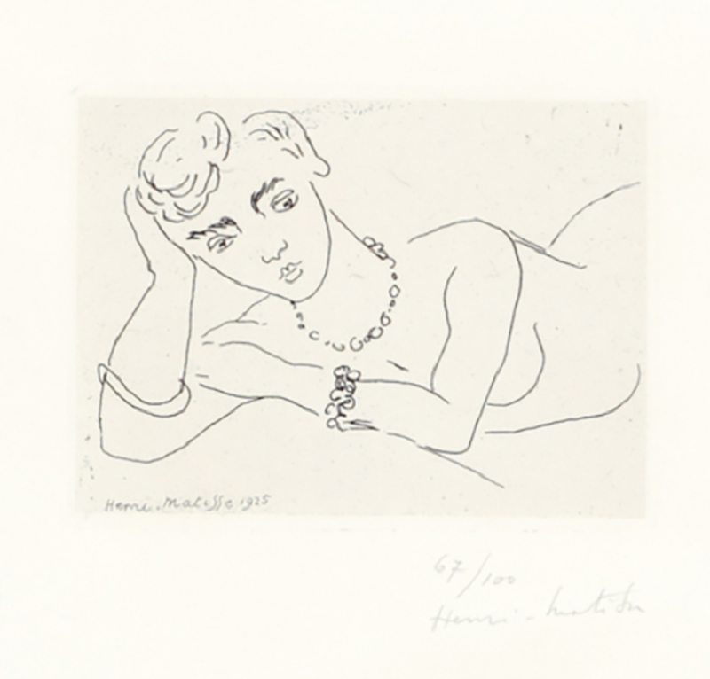 Henri Matisse Femme Allong e 1925