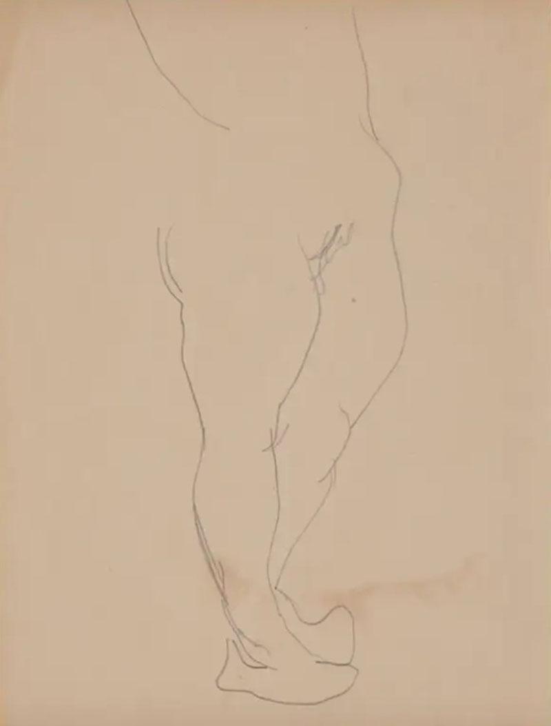 Henri Matisse Henri Matisse Drawing Of A Nude Torso From Matisse Estate