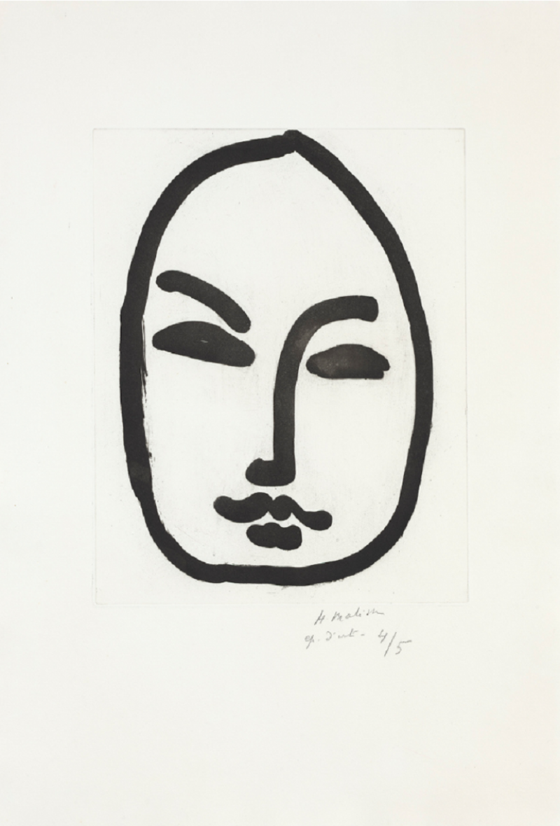 Henri Matisse Masque d apres D A I 1948