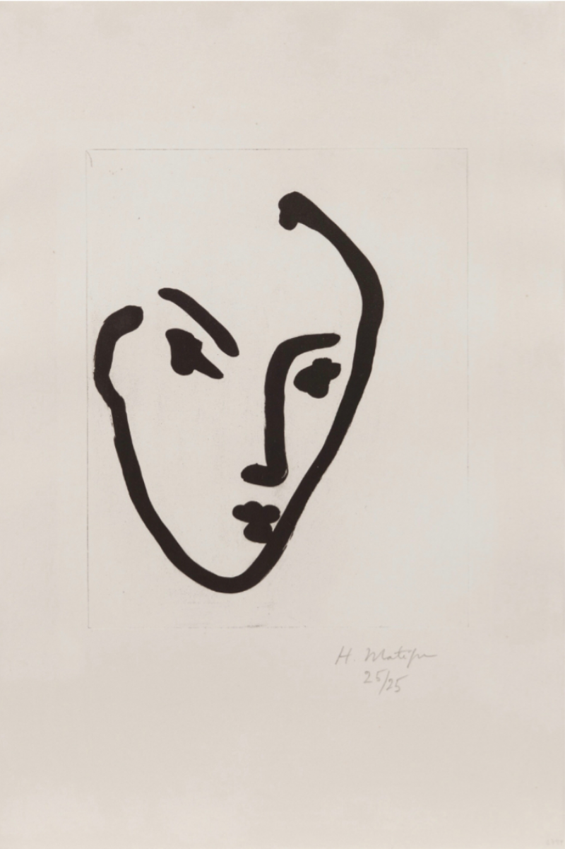 Henri Matisse Nadia au regard attentif 1948