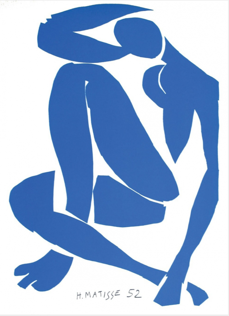 Henri Matisse Nu Bleu III 1954