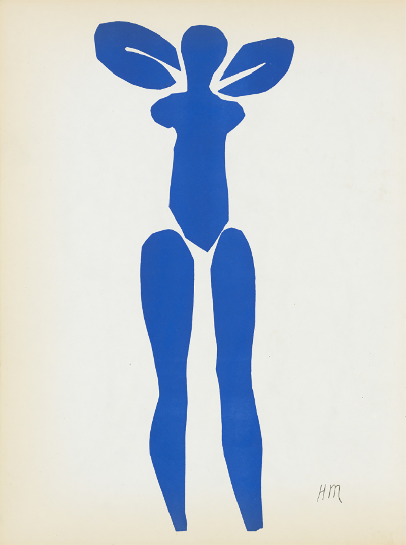 Henri Matisse Nu Bleu X 1954