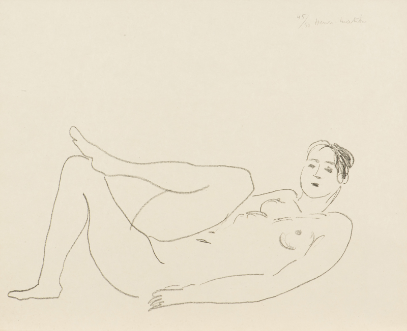 Henri Matisse Nu couch jambe repli e tude de jambes