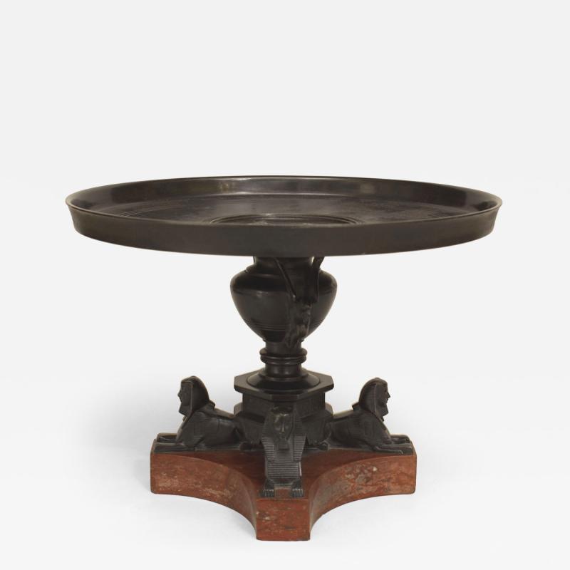 Henri Picard Italian Neoclassic Egyptian Style Bronze Tazza
