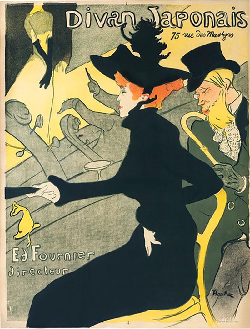 Henri de Toulouse Lautrec Henri de Toulouse Lautrec Divan Japonais Lithograph