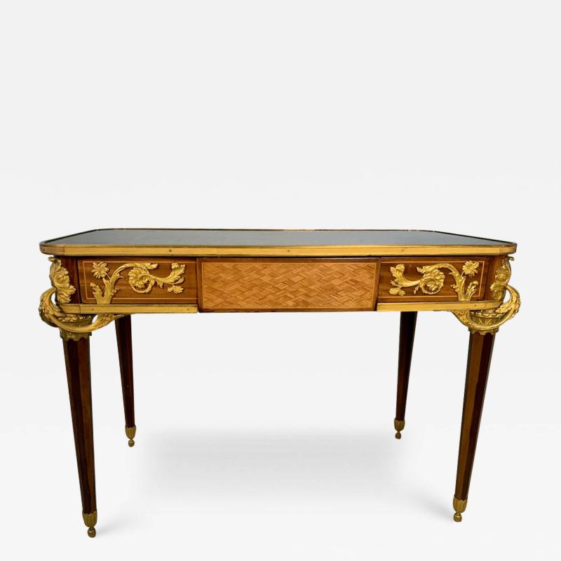 Henry Dasson FRENCH LOUIS XVI STYLE ORMOLU MOUNTED MALACHITE DESK AFTER HENRY DASSON