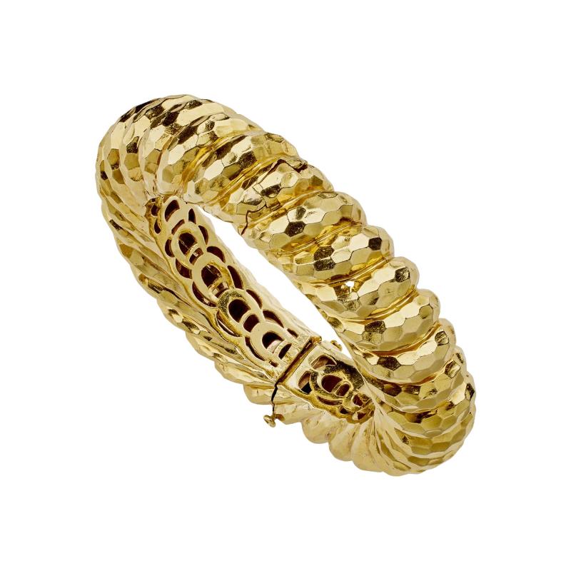 Henry Dunay Henry Dunay Faceted Bangle Bracelet