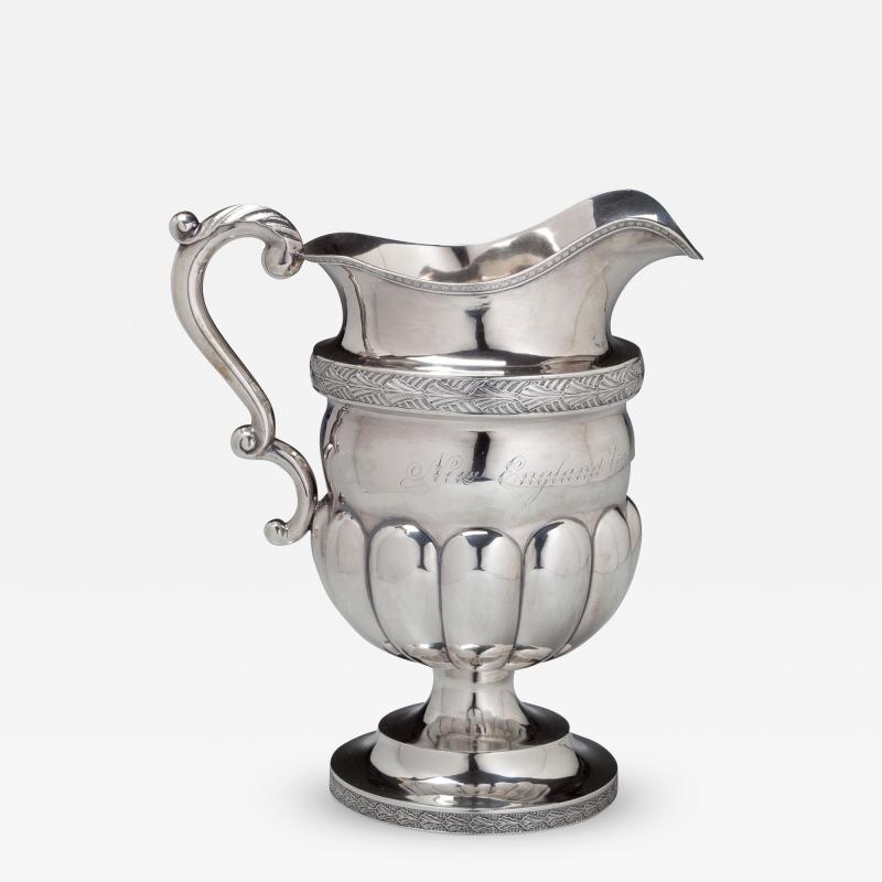 Henry Farnam Coin Silver Presentation Pitcher