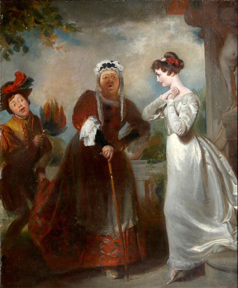 Henry Perronet Briggs Juliet and Her Nurse with the Page Peter from Shakespeare s Romeo and Juliet