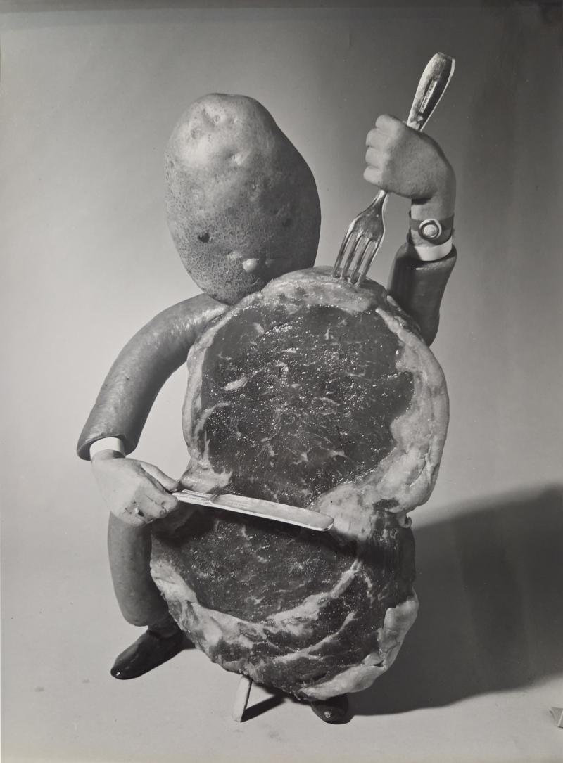 Henry Rox Henry Rox Musician Playing Double Bass Silver Gelatin Print c 1940