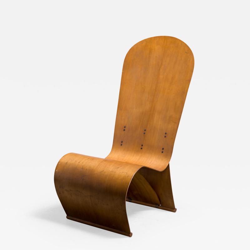 Herbert von Thaden Herbert Von Thaden Bent Plywood Lounge Chair USA 1940s