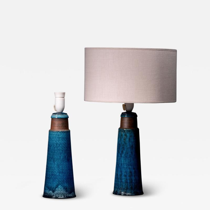 Herman A K hler K hler pair of ceramic table lamps
