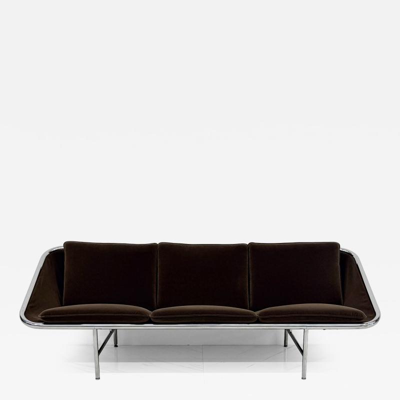 Herman Miller Rare George Nelson for Herman Miller Sling Sofa Model 6832 in Rohleder Velvet