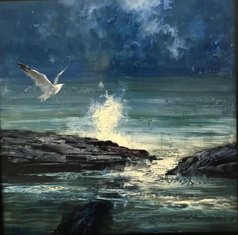 Herman Pekel Sea Gull and Surf