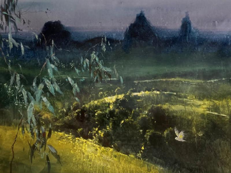 Herman Pekel Storm Glasshouse Mountains