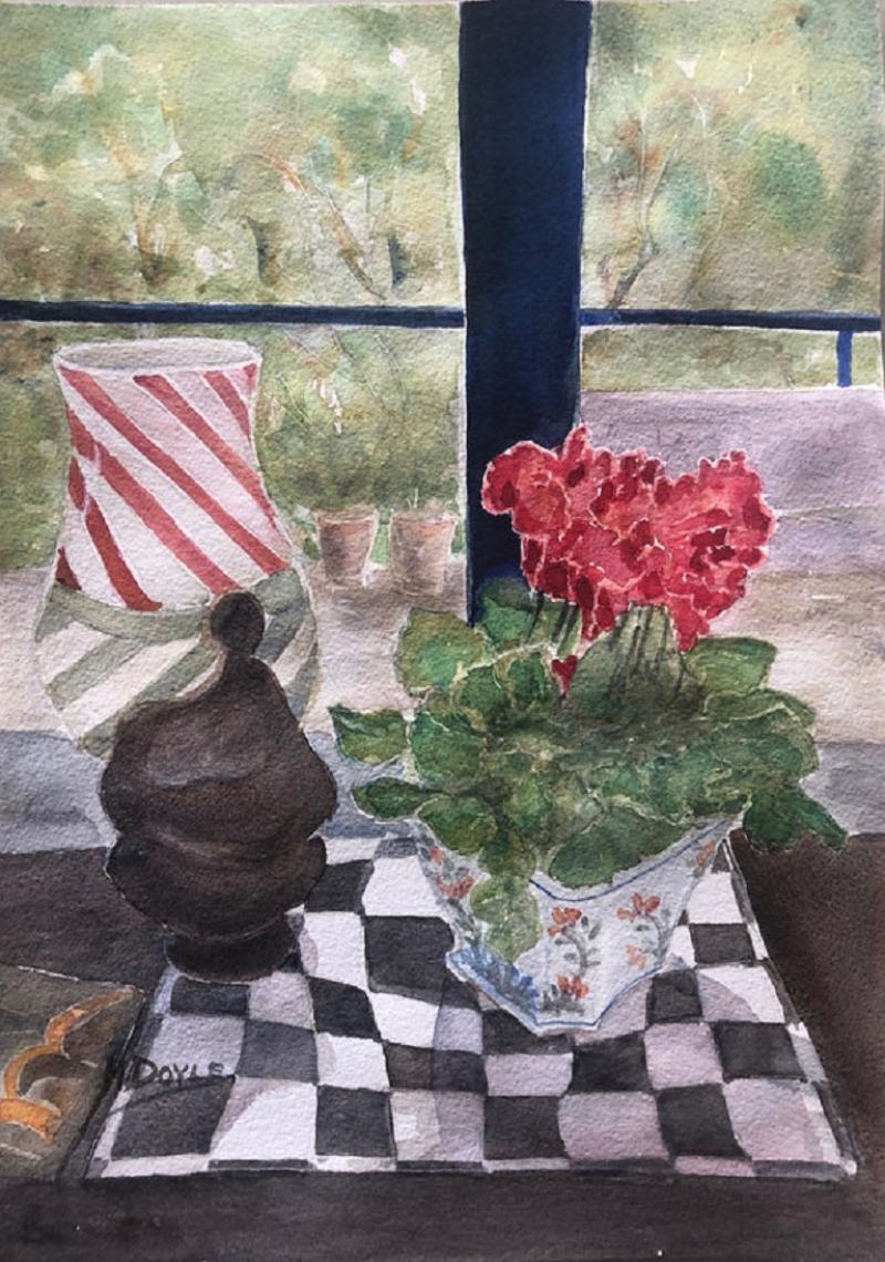 Hetty Doyle Still Life with Cyclamen