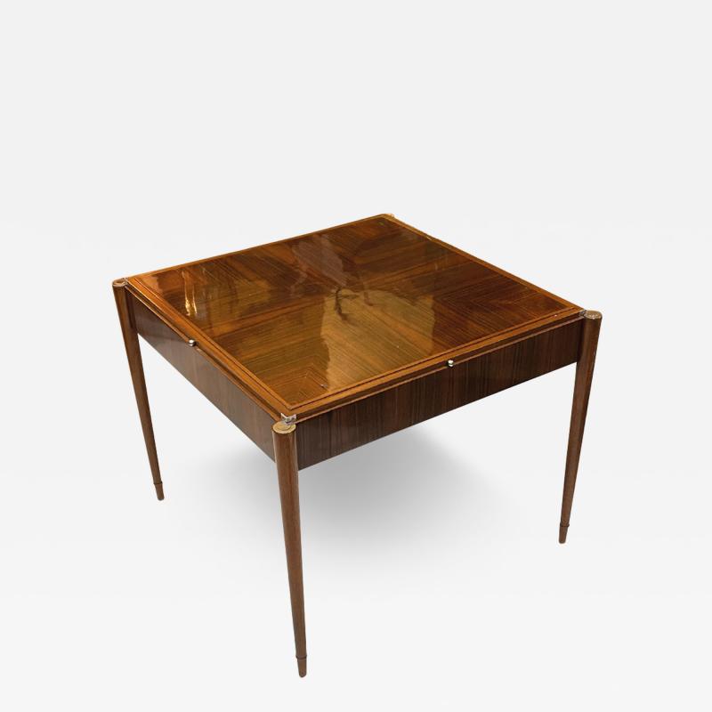 High Gloss Art Deco Rosewood Gaming Table