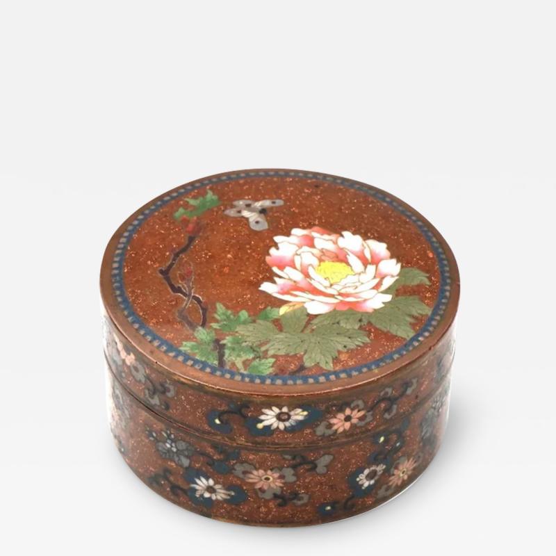 High Quality Japanese Cloisonne Enamel Goldstone Kogo Meiji