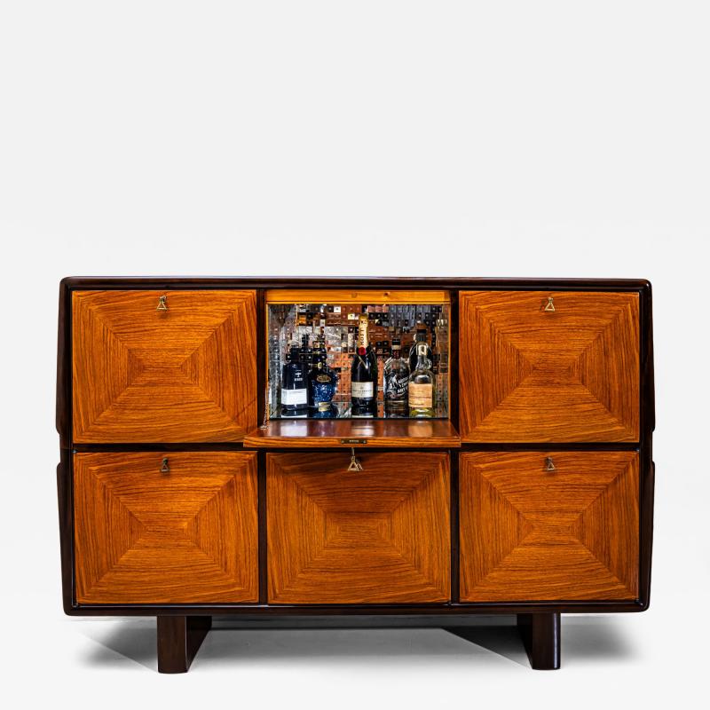 Highboard or Bar Cabinet Italy 1950s