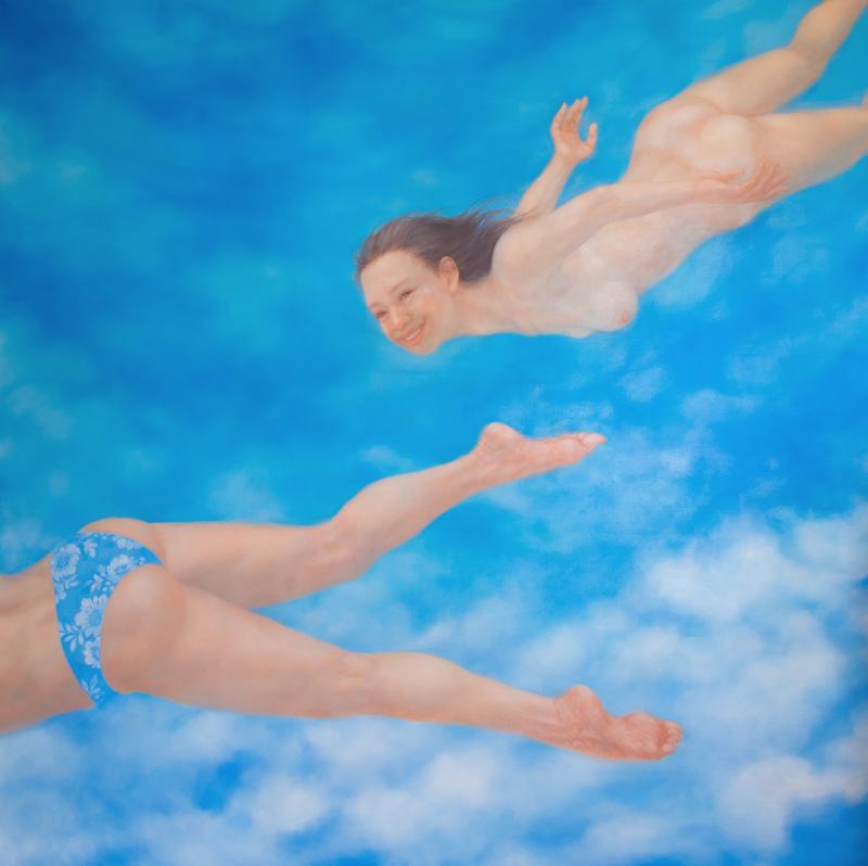 Hiromi Sengoku Flying In The Water