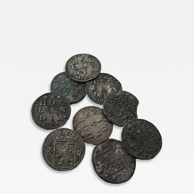 Holland VOC Akerendam 2 stuiver 1724 treasure