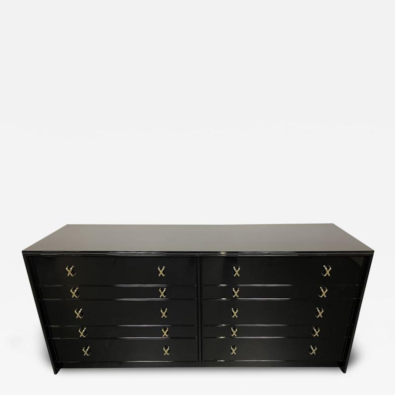 Hollywood Regency Ebony Dresser or Chest Paul Frankl John Stuart Refinished