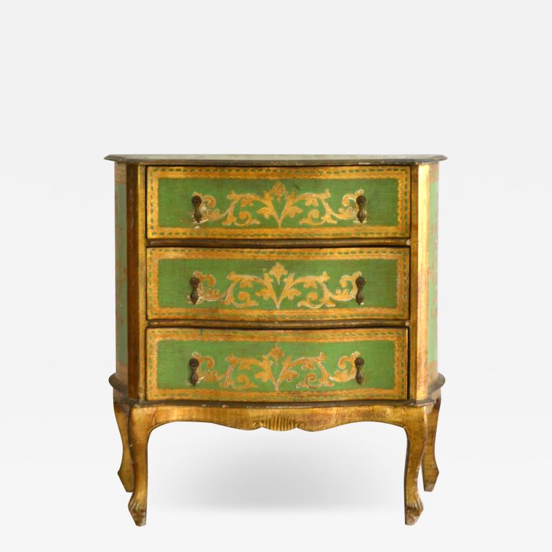 Hollywood Regency Gilt Decorated Commode or Dresser