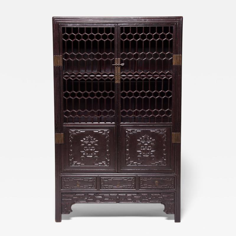 Honeycomb Lattice Display Cabinet