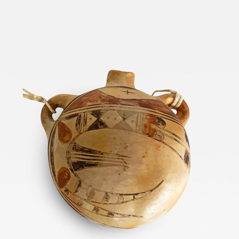 Hopi polychrome canteen attributed to Nampeyo