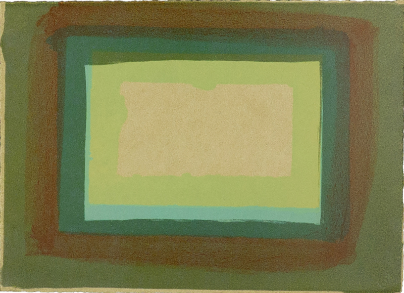 Howard Hodgkin Window from More Indian Views 1976